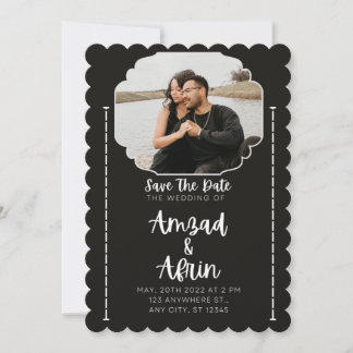 Flat Invitation, formaat: 5 x 7 inch, papier: Matt Kaart