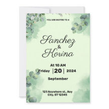 Flat Invitation, formaat: 5 x 7 inch, papier: Matt