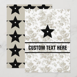 Flat Invitation, formaat: 5 x 7 inch, papier: Matt Kaart