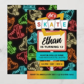 Flat Invitation, Size: 5" x 7", Paper: Matte, Enve Kaart (Voorkant / Achterkant)