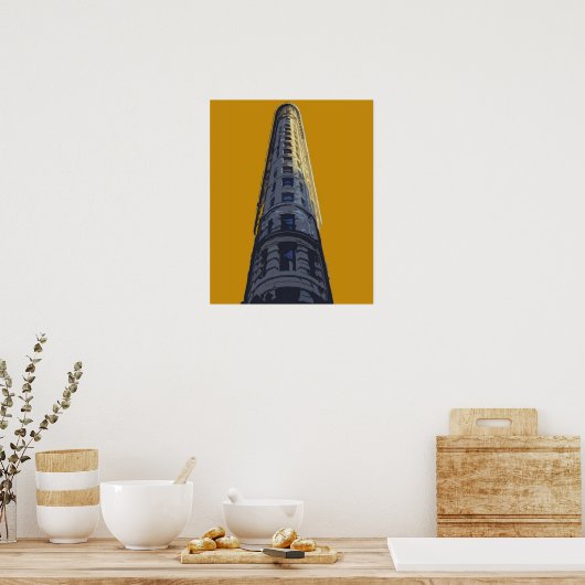 Flat Iron Building Poster (Keuken)