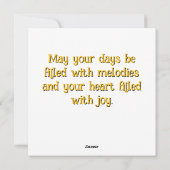 Flat Kaart Boho Pet Girl (Achterkant)