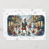 Flat Kaart Merry Christmas 029 (ElfSanta) (Voorkant / Achterkant)