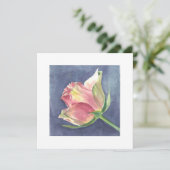 FLAT-KAART MET ROOS (Staand voorkant)