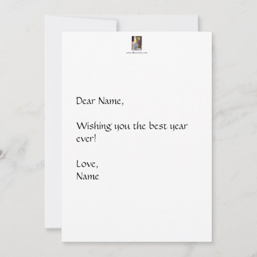 Flat-kaart voor resolutie (Achterkant)