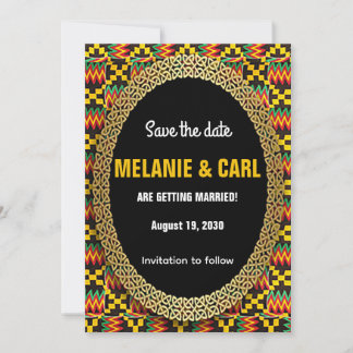 Flat Kante Save the Date Kaart