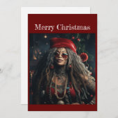 Flat-kerstkaart Feestdagenkaart (Voorkant / Achterkant)