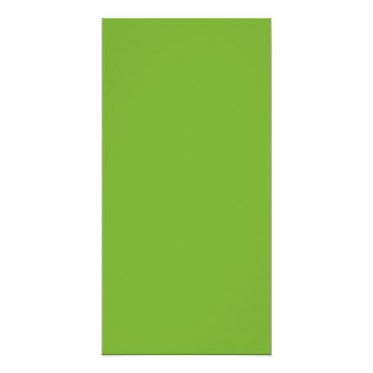 Flat Lime Green Background – School Texture Perfect Poster (Voorkant)