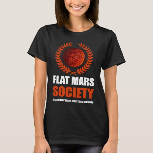 Flat Mars Society Theory T-shirt (Voorkant)
