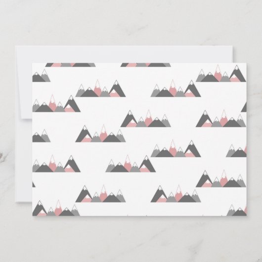 Flat Merci Cartes Montagnes Thème (Dos)