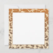 Flat Note Card-leopard-afdrukken (Voorkant)