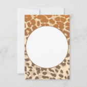 Flat Note Card-leopard-afdrukken (Voorkant)