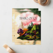 Flat Note Card Notitiekaartje (Voorkant / Achterkant in situ)