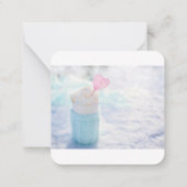 Flat Note-kaart Notitiekaartje (Achterkant)