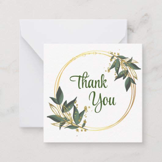 Flat Note-kaart Notitiekaartje (Voorkant)