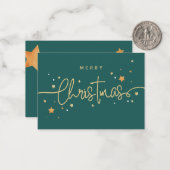 Flat Note-kaart Notitiekaartje (Voorkant / Achterkant in situ)