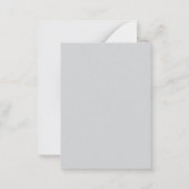 Flat Note-kaart Notitiekaartje (Achterkant)