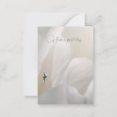 Flat Note-kaart Notitiekaartje (Voorkant)