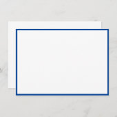 Flat Note-kaart Notitiekaartje (Voorkant / Achterkant)