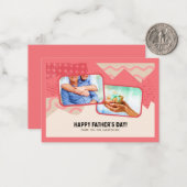 Flat Note-kaart Notitiekaartje (Voorkant / Achterkant in situ)