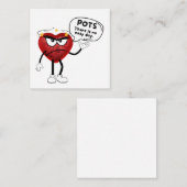 Flat Note-kaart Notitiekaartje (Voorkant / Achterkant)