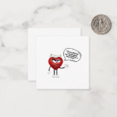 Flat Note-kaart Notitiekaartje (Voorkant / Achterkant in situ)