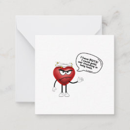 Flat Note-kaart Notitiekaartje