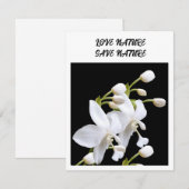 Flat Note Kaart - omgevingsgerelateerde aankondigi Notitiekaartje (Voorkant / Achterkant)