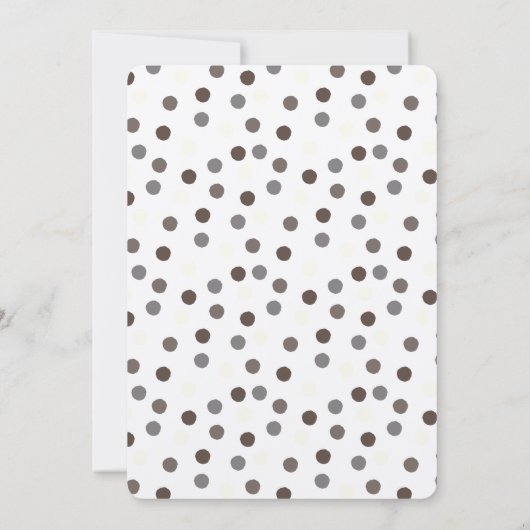 Flat panel bruin fret dank u kaarten (Achterkant)