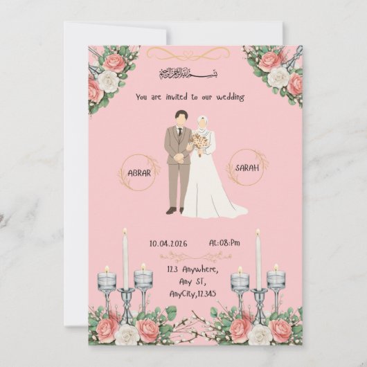 Flat Photo Invitation  (Devant)