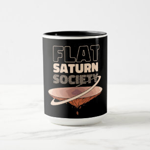 Flat Saturn Genootschap - Wetenschappelijk ontwerp Mok