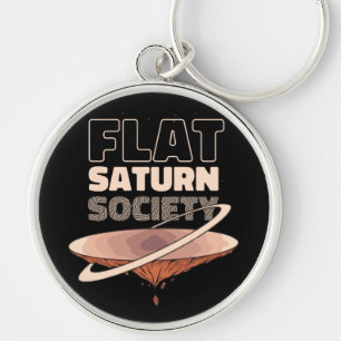 Flat Saturn Genootschap - Wetenschappelijk ontwerp Sleutelhanger