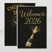 Flat Save The Date Card (Voorkant / Achterkant)