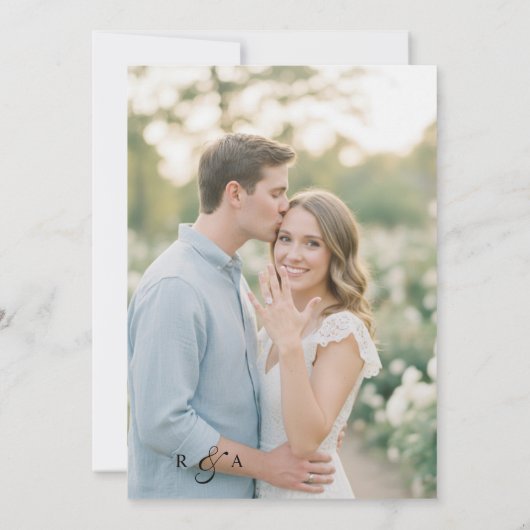 Flat Save The Date Card (Dos)
