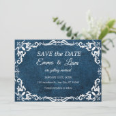 Flat Save The Date Card (Debout devant)