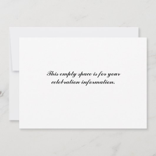 Flat Save The Date Card (Dos)