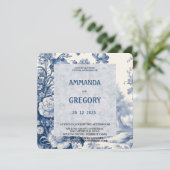 Flat Save The Date Card (Debout devant)