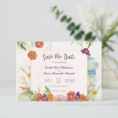 Flat Save The Date Card (Staand voorkant)