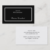 Flat Slank, elegant professioneel Visitekaartje (Voorkant / Achterkant)