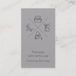 Flat Slank Modern Cleaning Services Visitekaartje