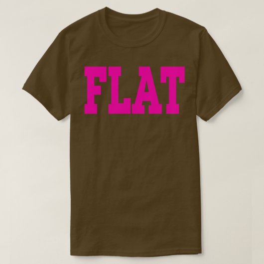 FLAT T-SHIRT (Design voorkant)