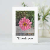 Flat Thank You Card Bedankkaart (Staand voorkant)
