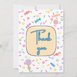 Flat Thank You Card Bedankkaart