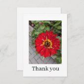 Flat Thank You Card Bedankkaart (Voorkant / Achterkant)