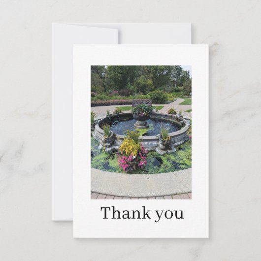 Flat Thank You Card Bedankkaart (Voorkant)