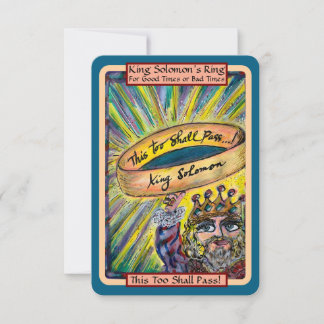 Flat Thank You Note of Encouragement Bedankkaart