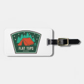 Flat Topjes Wilderness Colorado Camping Bagagelabel (Voorkant horizontaal)