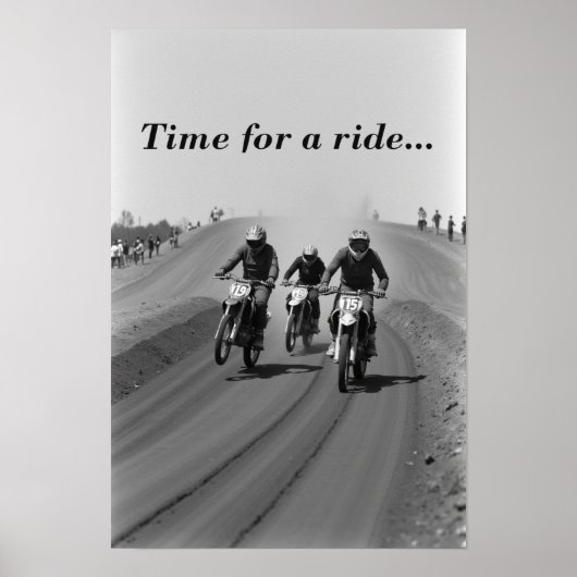 Flat track racing poster (Voorkant)