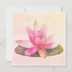 FLAT-WENSKAART: PINK LOTUS KAART