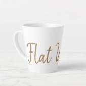 Flat White-koffieliefhebbers espresso Latte Mok (Linkerhoek)